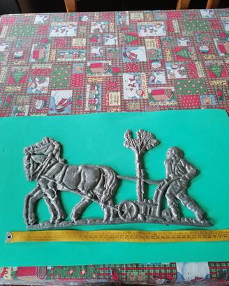 stampo fusione in piombo opera d'arte collezione