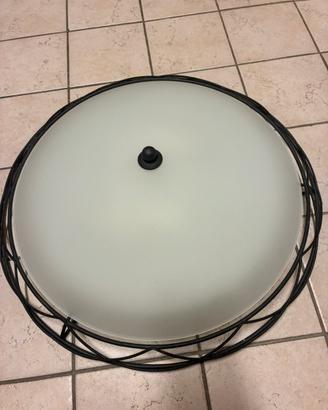Plafoniera luce in ferro battuto