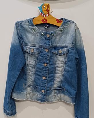 giacca jeans bambina 