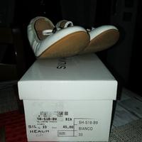 Scarpe per bambina "ballerine" bianche n. 33