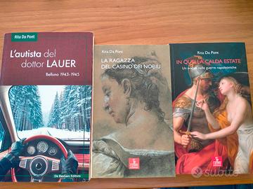 Tre libri i Rita Da Pont storica bellunese
