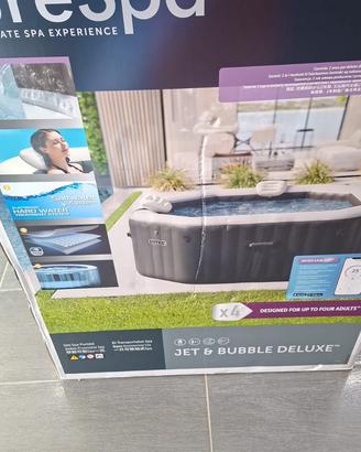Intex PureSpa Jet & Bubble Deluxe, 4 Posti