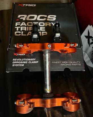 Piastre XTrig ROCS KTM + Supporti PHDS Elastomeri