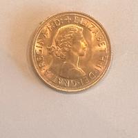 Sterlina oro regina elisabetta 1962