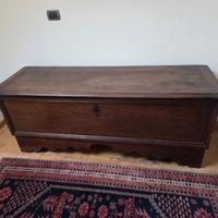 Cassapanca antica rustica piemontese