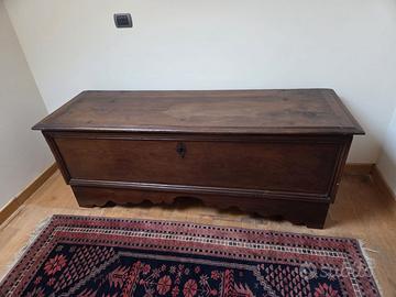 Cassapanca antica rustica piemontese