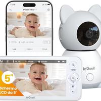 ieGeek Baby monitor con Audio e Video 2K