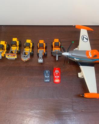 Set aereo, macchine cars, trattore , ruspe