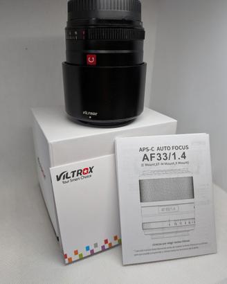 FUJI XMOUNT Viltrox 33mm f1.4
