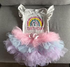Vestito primo compleanno bambina