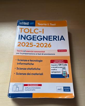 Tolc-I ingegneria 2025-2026, Teoria & Test