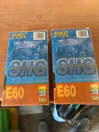 Video cassette vintage VHS 60 minuti GBC