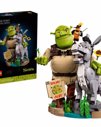 Lego 72423 Shrek, Ciuchino e Gatto con gli Stivali