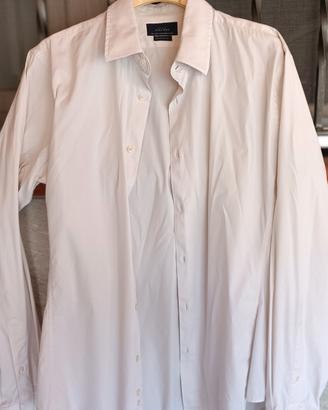 camicia bianca maniche lunghe uomo