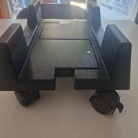 Carrello Porta PC Desktop con 4 ruote