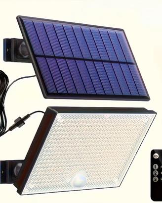 Lampada solare Led con pannello solare