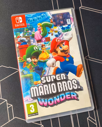 super Mario Bros wonder gioco Nintendo switch 