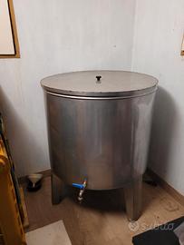 Serbatoio acciaio inox 400 L per olio