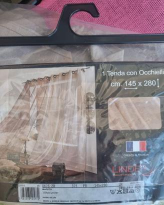 Tenda con occhielli Linder a 2 pannelli NUOVA