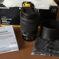 Nikon Nikkor Z 105mm f2.8 MC VR S [NUOVO - NITAL]