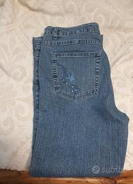 Jeans taglia forti  /52 donna  elastici