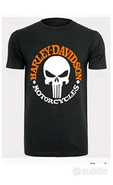 T-shirt stampa Harley Davidson The Punisher (005)
