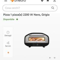 Forno per PIZZA Electroline, 2200 W nero