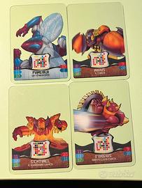 Gormiti carte Popolo del Metallo e Aria