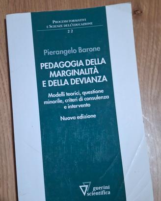 libro PEDAGOGIA DELLA MARGINALITÀ E DELLA DEVIANZA