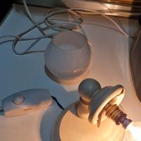 applique Vintage modificata con potenziometro 