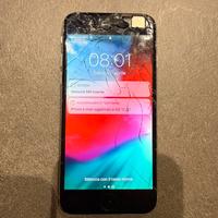 Iphone 6 16gb grigio con schermo rotto