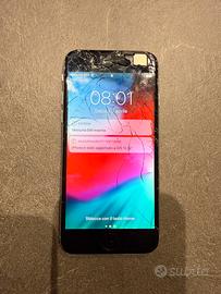 Iphone 6 16gb grigio con schermo rotto