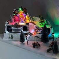 Villaggio Natale-Struttura con movimenti - HolyArt