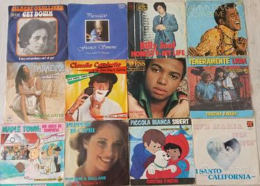 Lotto 16 dischi 45 giri