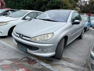 Ricambi usati Peugeot 206 C+C 1.6 16v benz 04 NFU