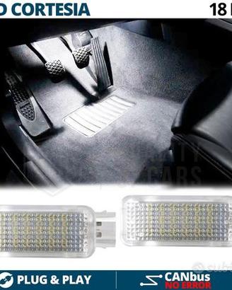 Luci LED Vano Piedi Per BMW Luci Abitacolo Bianche