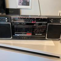 Boombox Sharp GF-320H vintage anni ’80