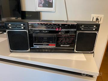 Boombox Sharp GF-320H vintage anni ’80