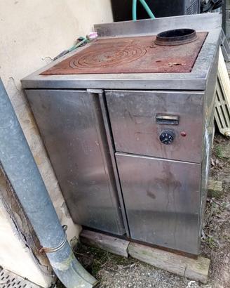 termocucina a legna acqua calda termosif/sanitaria