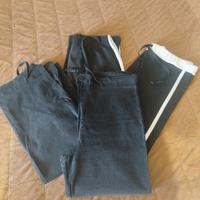 set pantaloni pinocchietto donna 