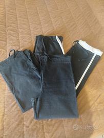 set pantaloni pinocchietto donna 