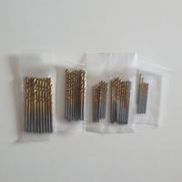 set di 50 punte da trapano da 1/1,5/2/2,5/3 mm