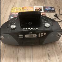 Stereo portatile JVC con lettore CD + cassette