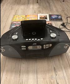 Stereo portatile JVC con lettore CD + cassette