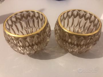 Set 2 ciotole vasi vetro Maison du Monde nuovi