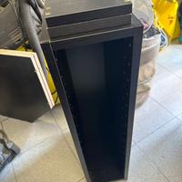 Metod Pensile Piccolo Nero e Anta Vinaccia Lucida