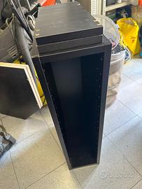 Metod Pensile Piccolo Nero e Anta Vinaccia Lucida