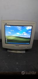 Monitor 14pollici a tubo catodico computer pc