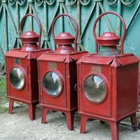 lampada faro FS vintage epoca 900 treno