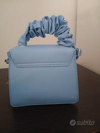 Borsa ecopelle azzurra